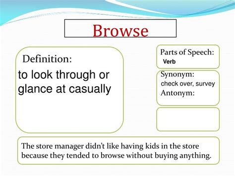 browse synonym|define browse.